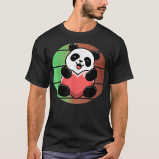 Lovely Panda Beer Sunset T-shirt
