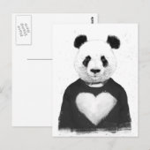 Lovely panda briefkaart (Voorkant / Achterkant)