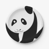 Lovely panda papieren bordje (Voorkant)