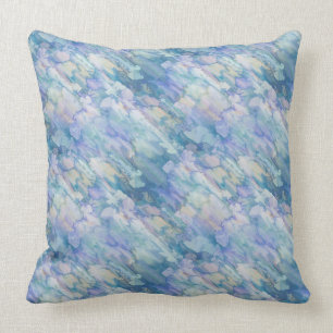 Lovely Pastel Blue & Paars Pillow Hoesje Kussen