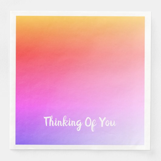 Lovely Pastel Servet (Voorkant)