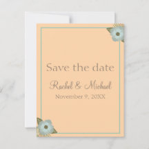Lovely Peach and Blauwgroen Wedding Affair