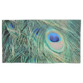 Lovely Peacock Feather Eyes Kussensloop (Voorkant)