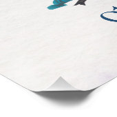 Lovely Penguin Family Waterverf Perfect Poster (Hoek)