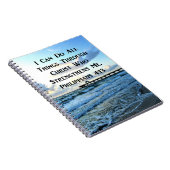 LOVELY PHILIPPIANS 4:13 BIBLE VERSE NOTITIEBOEK (Rechterzijde)