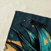 Lovely pineapple strandlaken (In situ)