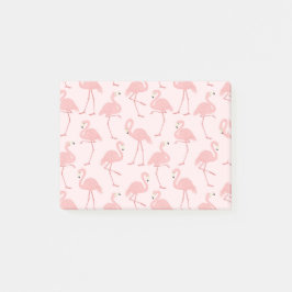 Lovely Pink Flamingo Parade Post-it® Notes