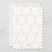 Lovely Pink Floral Bridal Shower Kaart (Achterkant)