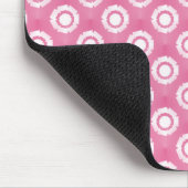 Lovely Pink Funky Flower Mousepad Muismat (Hoek)