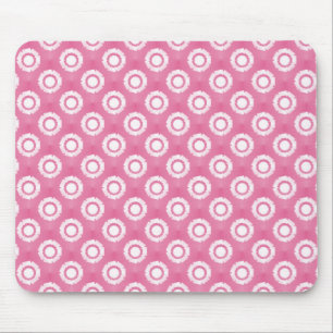 Lovely Pink Funky Flower Mousepad Muismat