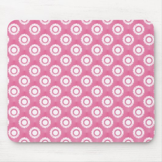 Lovely Pink Funky Flower Mousepad Muismat (Voorkant)