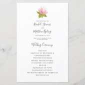 Lovely Pink green flower bruiloft (Voorkant)