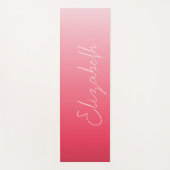 Lovely Pink Ombre Yogamat (Voorkant)