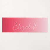 Lovely Pink Ombre Yogamat (Voorkant (horizontaal))