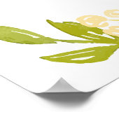 Lovely Pink Peony Welcome Sign (24x36) Poster (Hoek)