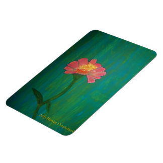 Lovely Pink Zinnia Magneet