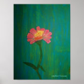 Lovely Pink Zinnia Poster (Voorkant)