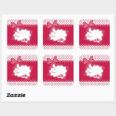 Lovely Polka Dot Gift Label Sticker (Vel)