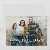 Lovely Prettige feestdagen fotokaart Feestdagenkaart (Voorkant / Achterkant)