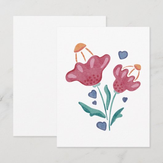 Lovely Psychedelic Flowers (Voorkant / Achterkant)