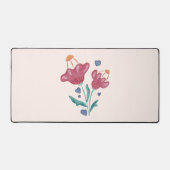 Lovely Psychedelic Flowers Bureaumat (Voorkant)