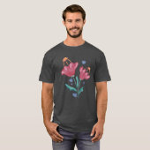 Lovely Psychedelic Flowers T-shirt (Voorkant volledig)