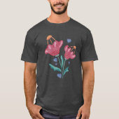 Lovely Psychedelic Flowers T-shirt (Voorkant)