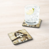 Lovely Puppy Bier Onderzetter (Rechterzijde)