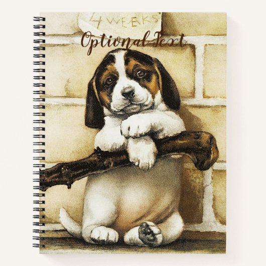 Lovely Puppy Notitieboek (Voorkant)