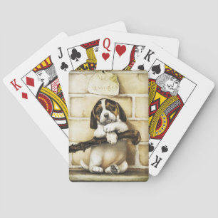 Lovely Puppy Pokerkaarten