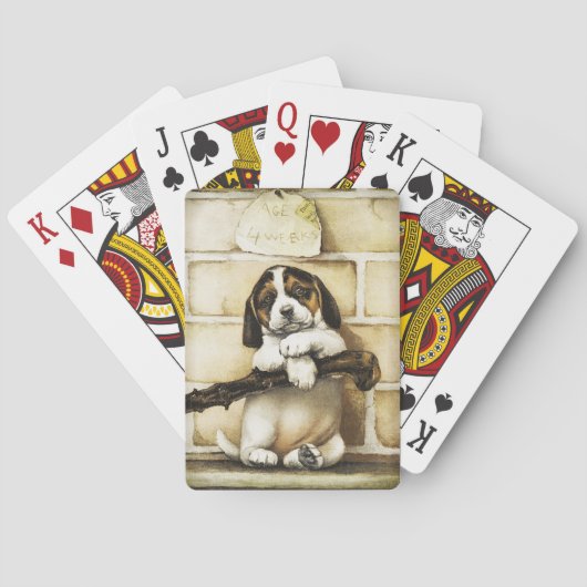 Lovely Puppy Pokerkaarten (Achterkant)