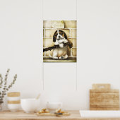 Lovely Puppy Poster (Keuken)