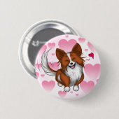Lovely Puppy Ronde Button 5,7 Cm (Voorkant /achterkant)