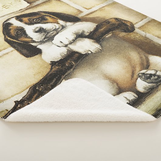 Lovely Puppy Sherpa Deken (3/4)