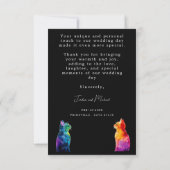 Lovely 🌈  Purrfectly Yours: Purrfectly  Bedankkaart (Achterkant)