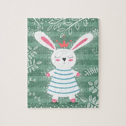 Lovely Rabbit Princess Legpuzzel (Verticaal)
