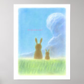 Lovely Rabbits Poster (Voorkant)