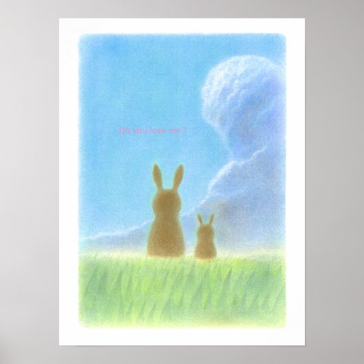 Lovely Rabbits Poster (Voorkant)
