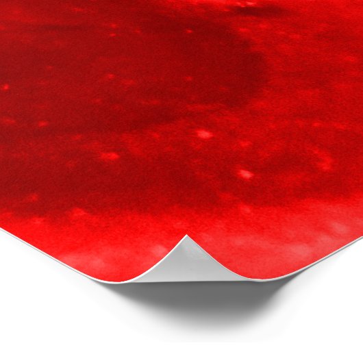 Lovely Red Aesthetic Gradient  Poster (Hoek)