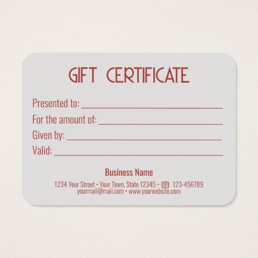 Lovely Red Bow White Heart Cadebox Cadeaubon Visitekaartje (Achterkant)