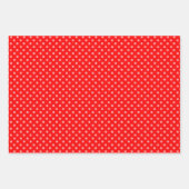 Lovely Red Polka Dot Inpakpapier Vel (Voorkant)