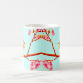 Lovely Red Robin Spring bloedige bloesems Koffiemok (Center)