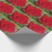 Lovely Red Rose Cadeaupapier (Hoek)