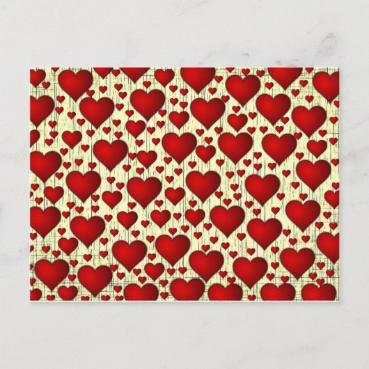 Lovely Red Valentine Heart Attack Feestdagenkaart (Voorkant)