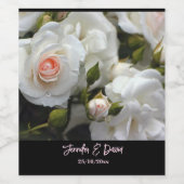 Lovely Roses Wine Bottle Labels Wijn Etiket (Enkel label)