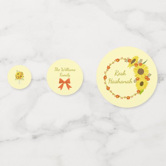 Lovely Rosh Hashanah Confetti (Voorkanten)