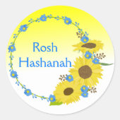 Lovely Rosh Hashanah Ronde Sticker (Voorkant)
