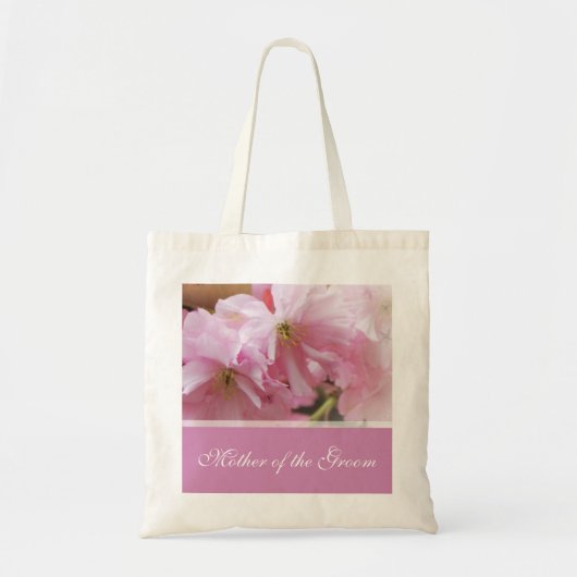 Lovely roze cherry blossom lentemrouwmoeder tote bag (Voorkant)