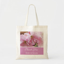 Lovely roze cherry Blossom Spring bruiloft Tote Bag