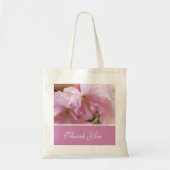 Lovely roze cherry Blossom Spring bruiloft Tote Bag (Voorkant)